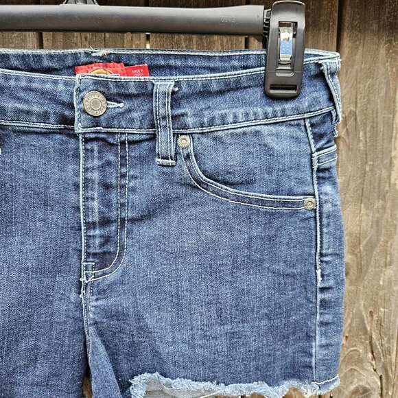 Dickies Denim Blue Women's Shorts Size 16 - Picture 8 of 15